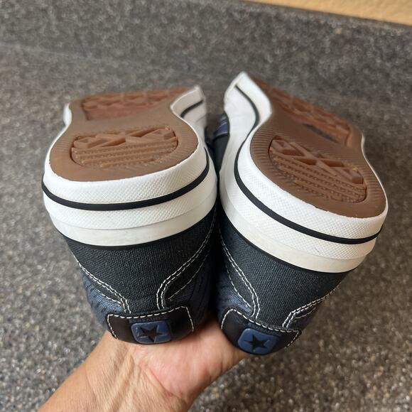 Converse CONS All Star Chuck Taylor Mens 9.5 Shoes Gray Blue Lace Up Sneaker Low - Picture 8 of 11